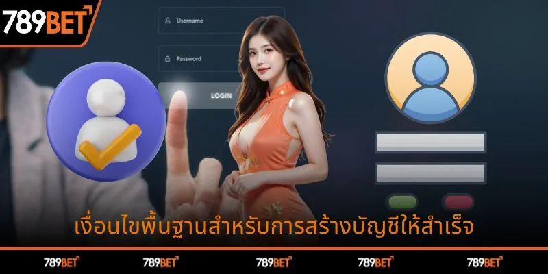เงื่อนไขพื้นฐานในการสร้างบัญชีให้สำเร็จ